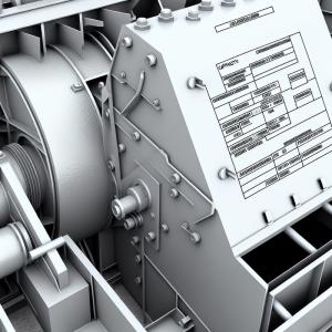 高容量ジョークラッシャーマシン 1-1000t/h (鉱業用)