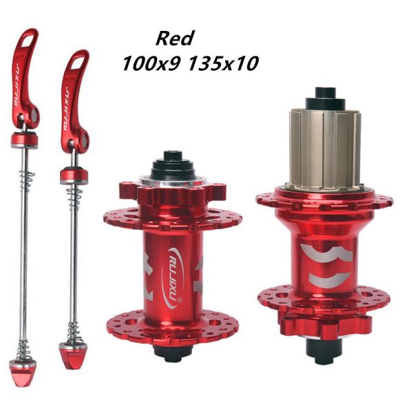 7 Peilin Bearing Bicycle Rear Hub Quick Release Thru Axle Six Bolt Disc Brake HG 8 Speed Cassette