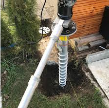 Iso гальванизировал яркие 68mm земные анкеры винта для столбов загородки