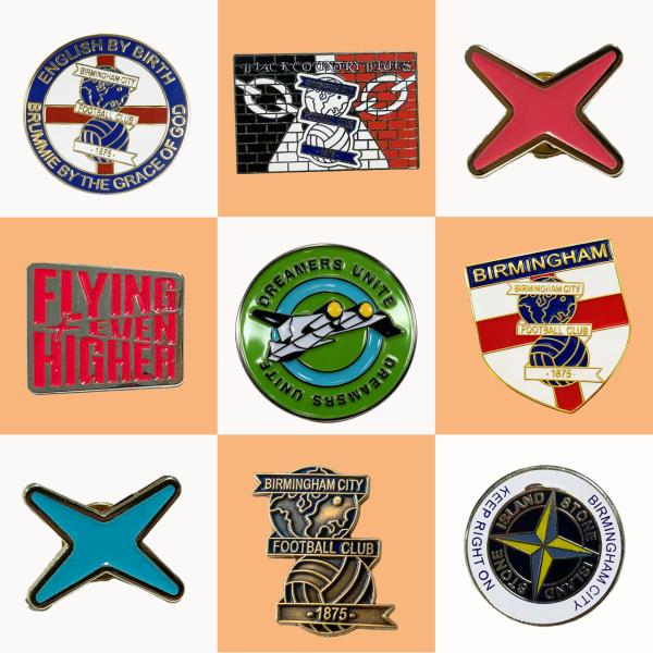 High-Quality Custom Logo Zinc Alloy Lapel Pin with Magnet Attachment for Business Gifts