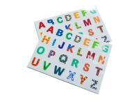 Charge statique magnétique écologique d'alphabets et de nombres de bande AUCUNE colle