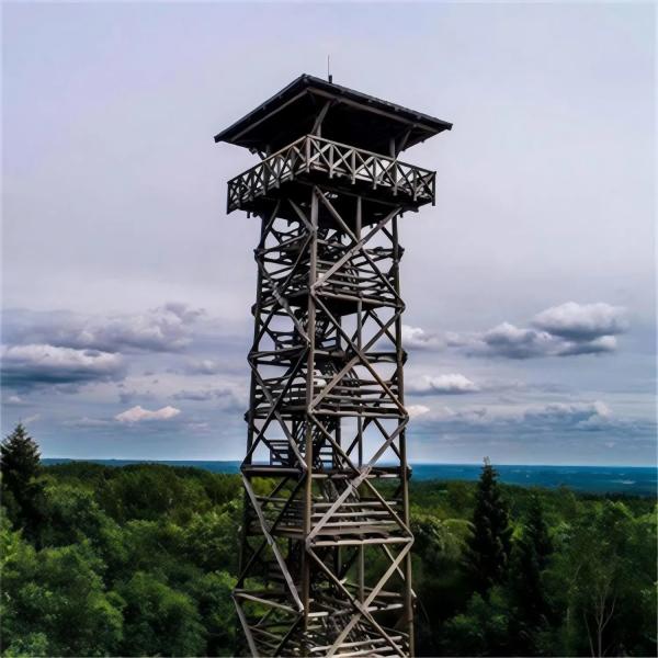 Watchtower Customized 4-leg Tower Guard Security Tower Angle Steel Fire Protection Watching Tower Monitoring System Watchtower