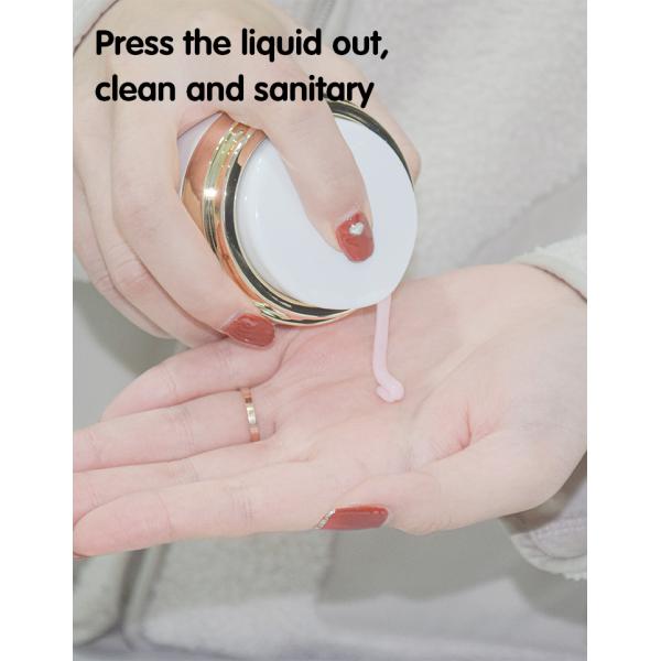 Опарник личной заботы безвоздушный со штейновым серебряным воротником 15g 30g 50g