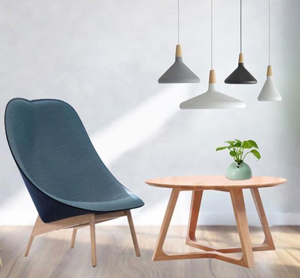 New design colors fabric Leisure high back chaise Lounge chair Uchiwa reception chair