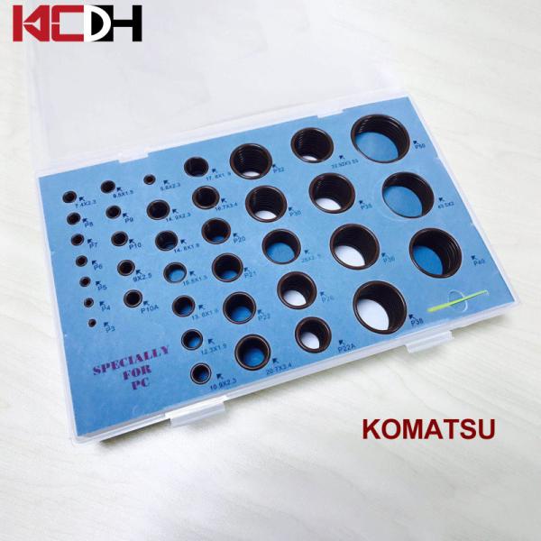 Excavator Valve Gasket Repair Box Komatsu O-ring High Temperature Rubber Sealing Ring Parts