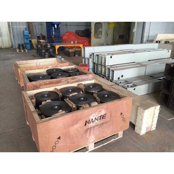 Black Wheel For Single / Double Hollow Shaft End Carriage With Smooth Surface