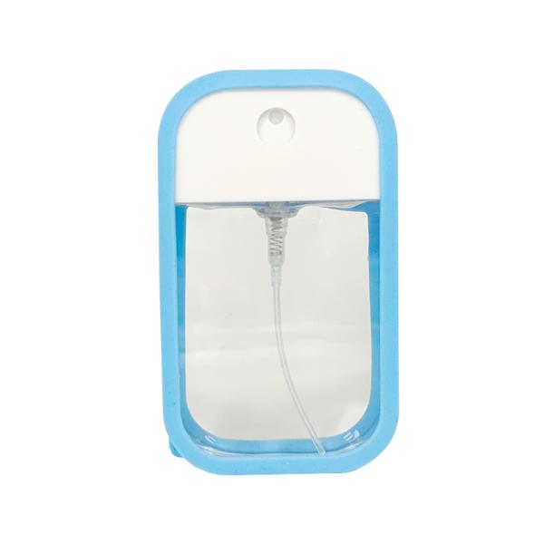 Popular New Design 38ml 45ml 50ml Credit Card Flat Type Empty Plastic Refillable Hand Sanitizer Perfume Mist Spray Bottle