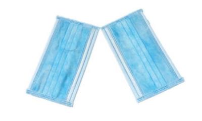 Antibacterial Kids Sick Mask Blue Or Customized Color Non Woven Melt Blown Fabric