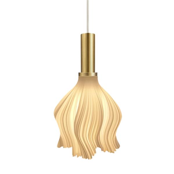 Smart 3D Printing Warm White Pendant Lamp
