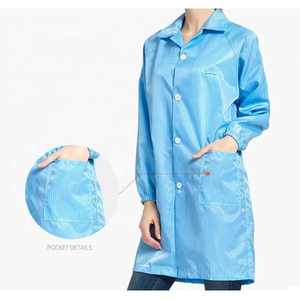 ESD Cleanroom Coverall Antistatic Lab Coats ESD Suit Work Clothes