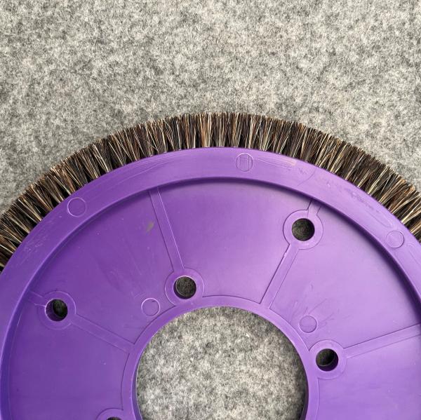 Tungyang Stenter Machine Parts Brush Wheel Plastic Body Pig Hair Bristle Material Inner Dia 140mm