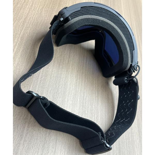 Logo Customized Logo Removable Nose Guard Magnetic Heated Ski Goggles with Side Buckle