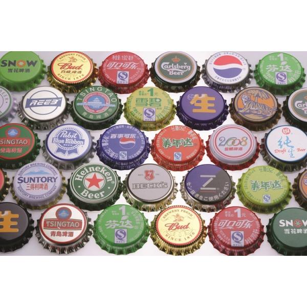 Фабрика производит оптом на заказ без ПВХ бутылки пива печать металлическая крышка