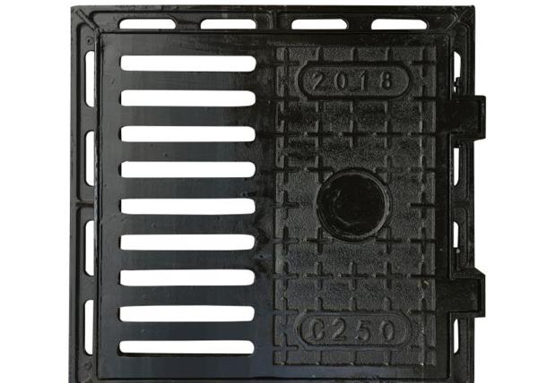 Sand Casting Square Manhole Cover Non Toxic , Double Sealed Drain Cover