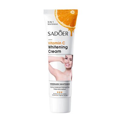 os cosméticos de 50g Bodycare iluminam hidratar clareando 3 em 1 creme de mitigação Underarm da vitamina C