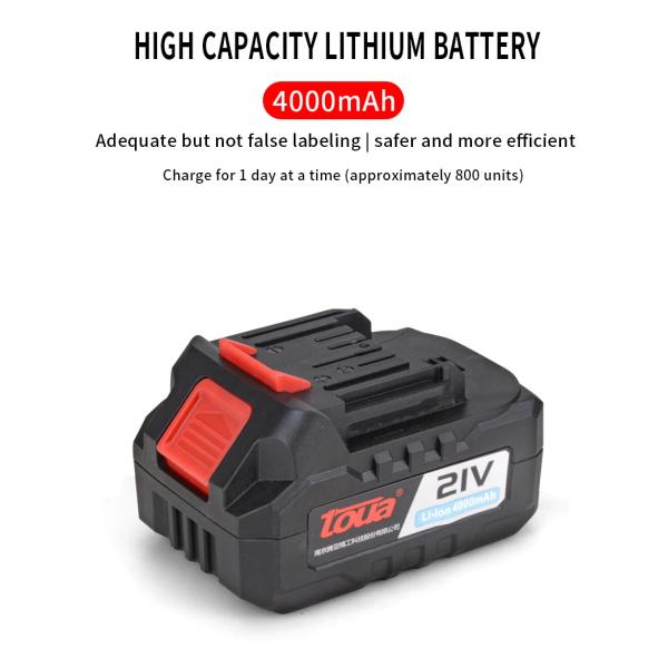 Cordless Toua Dccn40A Lithium Electric Drive Steel Battery Nail Gun for Construction