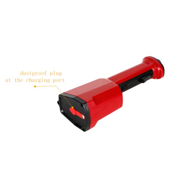 Plastic Red Rechargeable Cattle Prods IP67 Electric Cow Prodder Long Lasting Battery