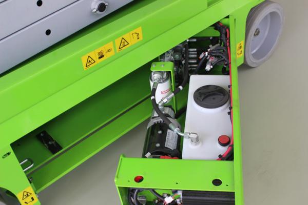 Portable 13M Self Propelled Scissor Lift Hydraulic Aerial Work Platform for indoor
