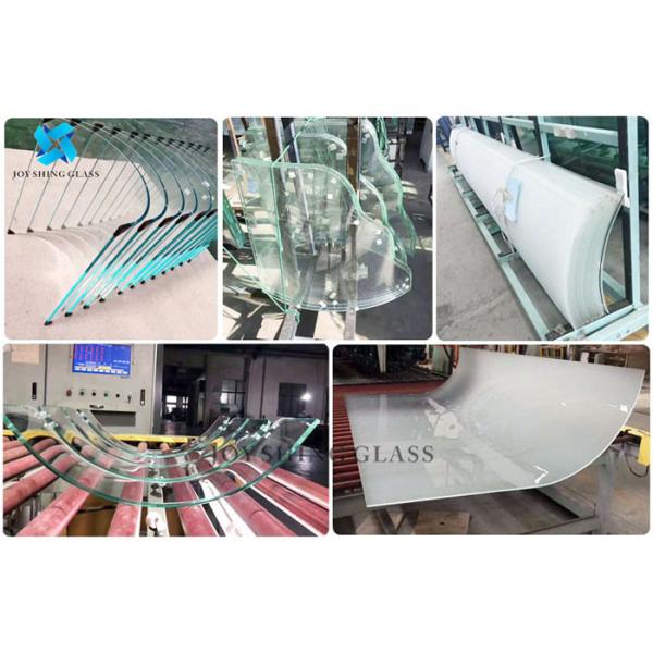 Bent Toughened Glass На заказ 12 мм изогнутое закаленное стекло для спиральной лестницы