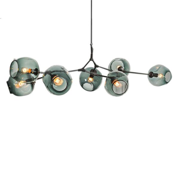 Modern large glass pendant light fixtures for living room Bedroom Kitchen hanging lamp (WH-GP-08)