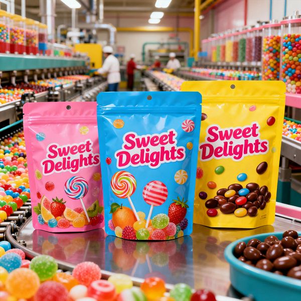 Food Grade Custom Candy Packaging Bag Digital Printing CMYK Holographic Mylar Bag Smell Proof 3.5g Aluminum Foil Bag Pizza