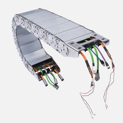 Industrial Bridge Type Cable Drag Chain , Wire Carrier Drag Chain 18-250 Radius OEM