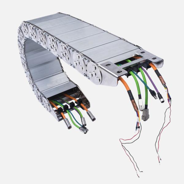 Industrial Bridge Type Cable Drag Chain , Wire Carrier Drag Chain 18-250 Radius OEM