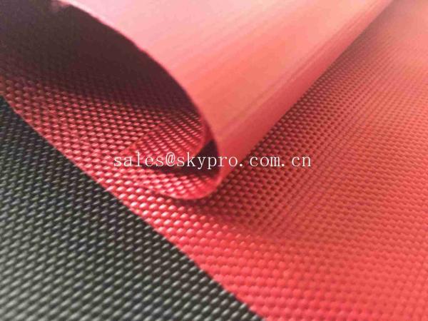 Solution Dyed Red Coating Waterproof Oxford Fabric For Bag And Luggage