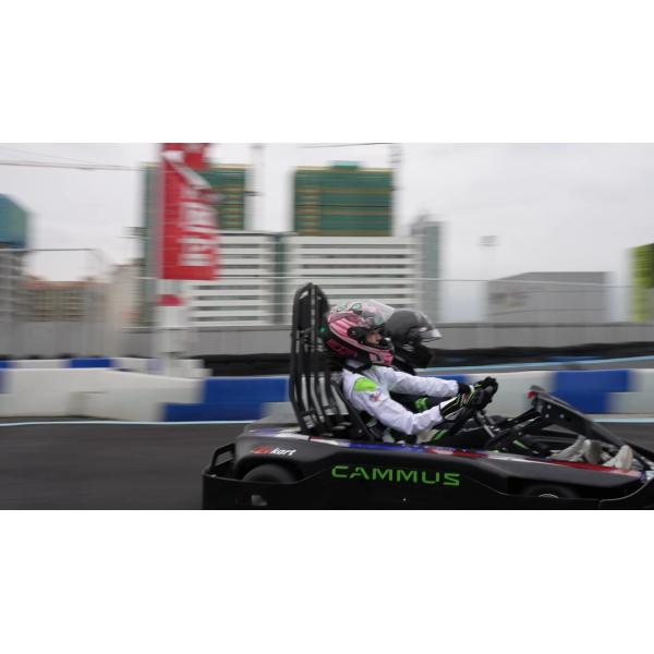 Батарея лития 48V 30Ah EV идет ременная передача педали Kart взрослая с 2 местами
