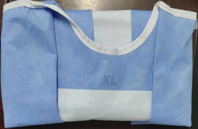 AAMI Level 4 Soft Disposable Hospital Gowns Liquid Resistant Anti - Bacteria
