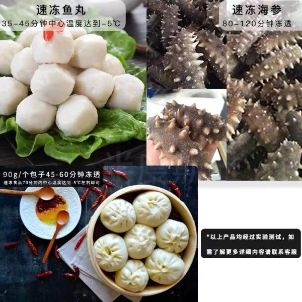 Fan Cooling System Blast Freezer for Super Performance Shrimp Seafood Fast Freezing