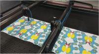 Découpeuse de tissu de commande numérique par ordinateur de haute performance, découpeuse de laser de CO2