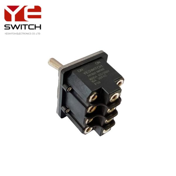 Four Pole Automotive Switch ON ON Industrial Toggle Switch IP68