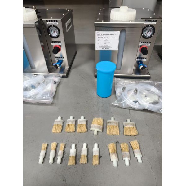 Stainless Steel 3L Single / Double Station Adhesive Coating and Glue Applying for Brushing Glue to Leather Products Wood Products Toys Rubber Goods