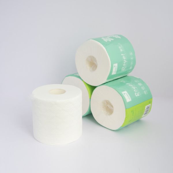 Premium Quality Soft Toilet Paper Roll Manufacturer's Cute Bamboo Pulp Sanitary Tissue