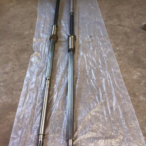 Gear machinery shaft precision holes shaft GROB spline gear shaft worm shafts