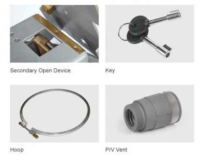 Тележка Типпер крышки люка Маньлид танка разделяет коррозийную устойчивость ГЭТК801ТА -500