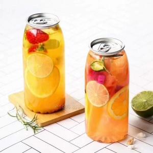 A bebida plástica personalizada engarrafa o leite frio Juice Bottles 300ml 500ml