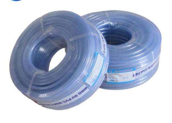 Multipurpose PVC Braided Hose Transparent 1 Inch Water Hose 2mm - 8mm Thickness