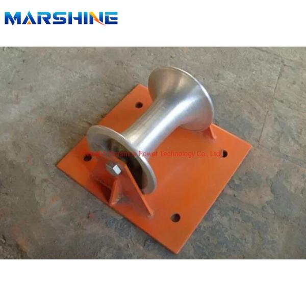 Flat Plate  Wheel Cable Roller  Pulling Cable Guide Roller For Electrical Power Industry