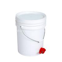 OEM 20L Pail Apiculture Tools Food Grade Honey Tank With Honey Gate plástico