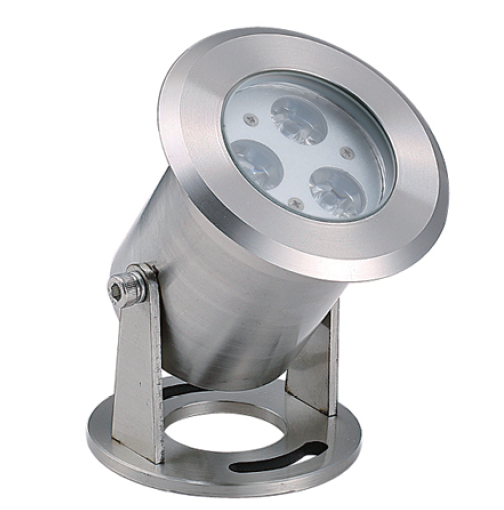 Установка подводного света пруда СИД снабжения жилищем нержавеющей стали 3W округлой формы поверхностная