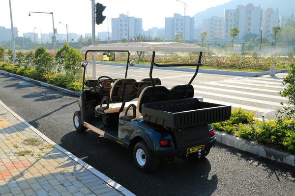 Veículo de carga elétrico importado do carrinho de golfe a pilhas dos assentos do motor 4 de KDS