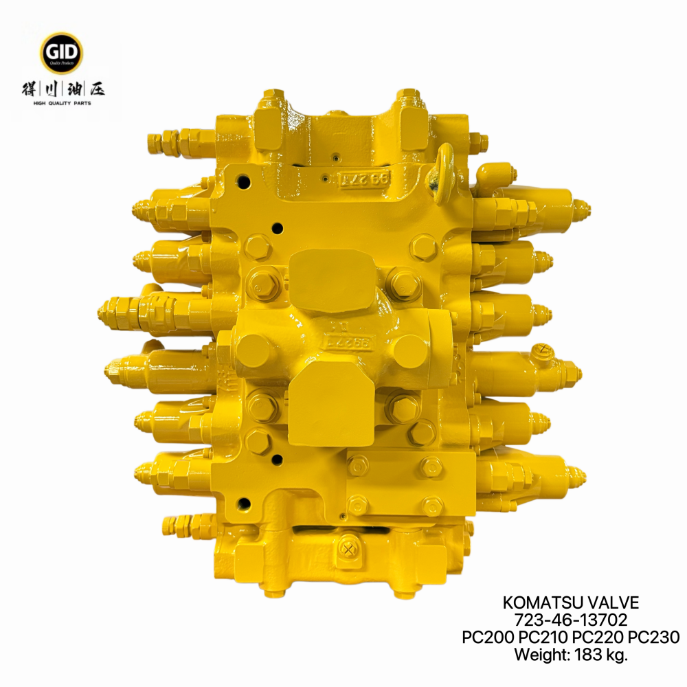 Komatsu PC200-6 Hydraulic Main Control Valve 723-46-13702 Excavator Hydraulic Valve