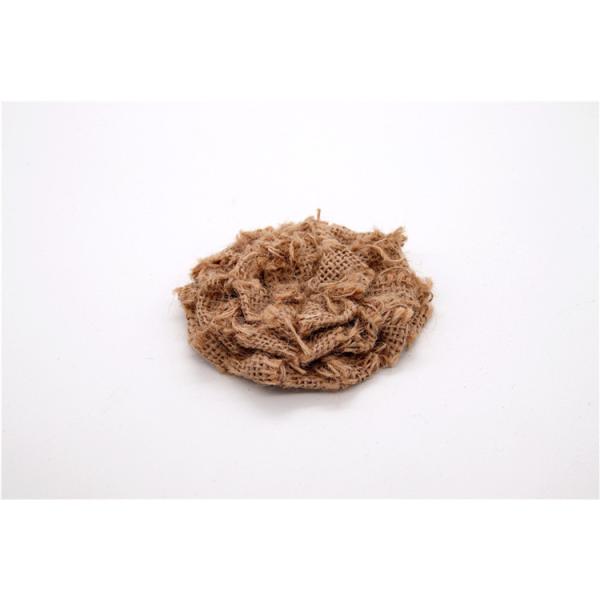 Hand Sintered Edge Flower /girl flower made of satin ribbons/Hand-simulated flower Various colors Fabric, wool