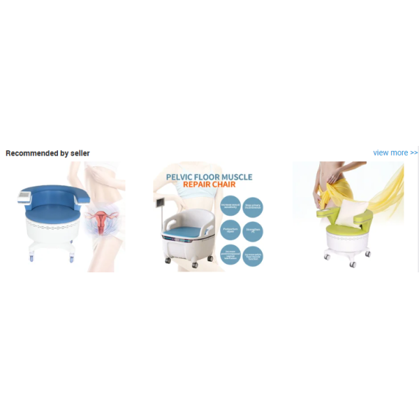 Touch LCD Screen Pelvic Weakness Improvement Hi EMT EMS Pelvic Floor Muscle Trainer Chair