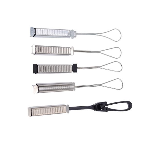 ODWAC Series FTTH Cable Suspension Clamp Stainless Steel Wire Tension