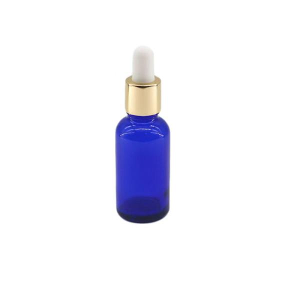 Botella de vidrio de aceite esencial congelado de 10 ml con protección UV