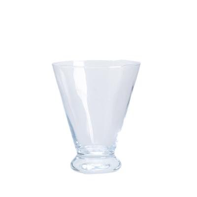 Mahine Blown Glass Milkshake Cup 330ML Handmade Glass Ice Cream Cup