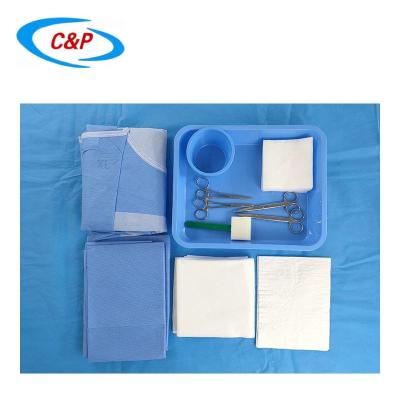 Kit Médico Estéril de Parto Obstétrico Pacote de Drape para Parto Seguro e Higiênico